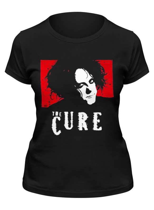 

Футболка женская Printio The cure черная M, Черный, The cure