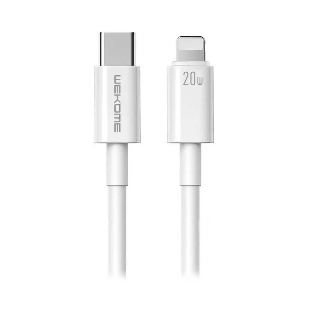 Сетевое зарядное устройство Wekome WDC-168 lightning - usb type-c 2 А белый