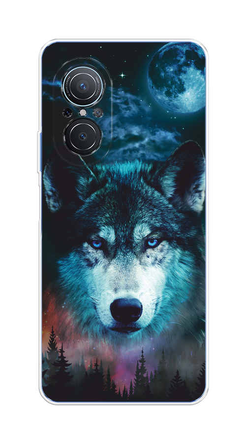 

Чехол на Huawei Nova 9 SE "Лунный волк", Бирюзовый;розовый;синий, 6107250-1