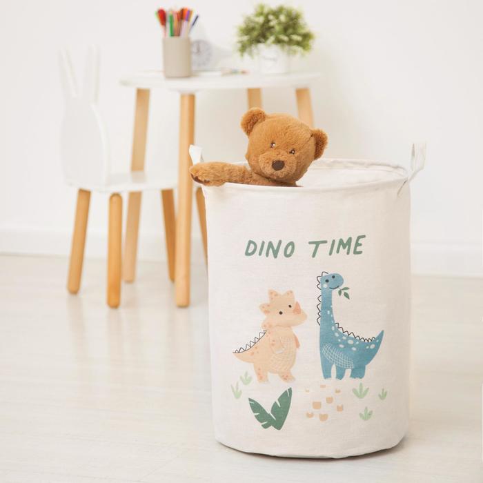 Корзины и коробки Этель Dino time 34х43 см, молочная