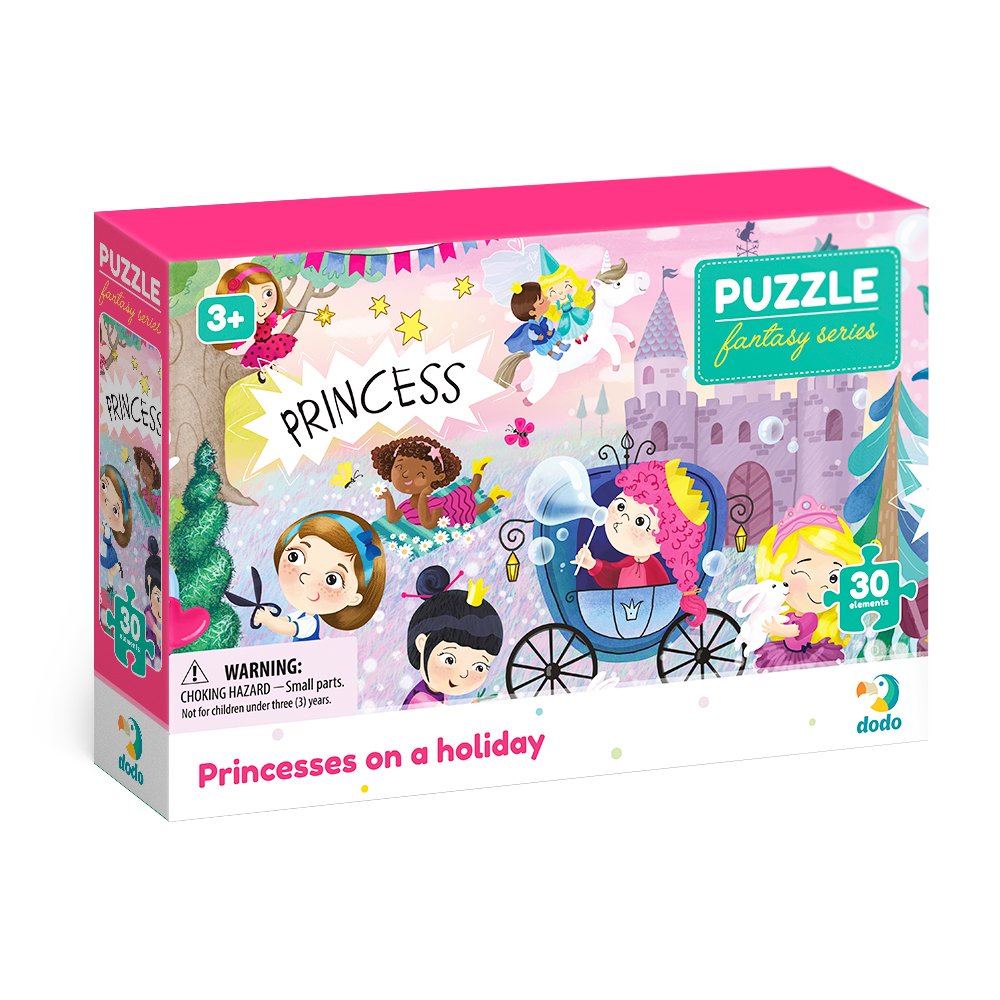 Пазл Dodo Принцессы на отдыхе Princesses on a holiday 30 элементов, 27х20 см, 300418