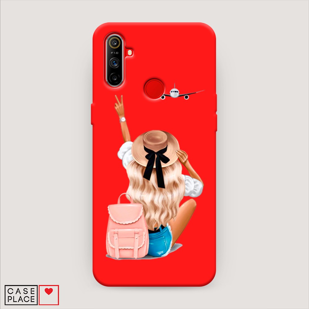 

Чехол Awog на Realme C3 "Автостопом самолетом", Разноцветный, 253053-1