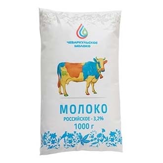 

Молоко Чебаркульское молоко пастеризованное 3,2% 1 л бзмж