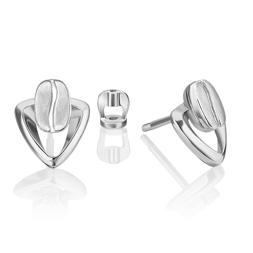 

Серьги из белого золота PLATINA jewelry 02-4915-00-000-1120, 02-4915-00-000-1120
