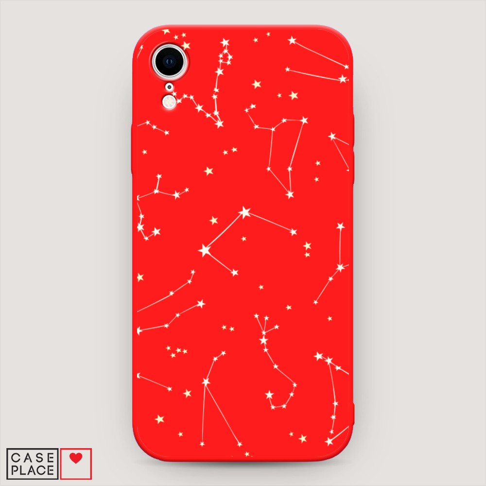 

Матовый силиконовый чехол "Созвездия" на Apple iPhone XR (10R), 12053-1