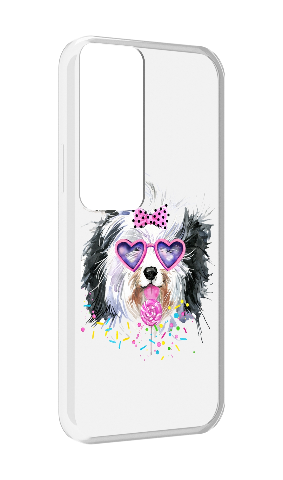

Чехол MyPads пушистик для Tecno Pova Neo 2, Прозрачный, Tocco