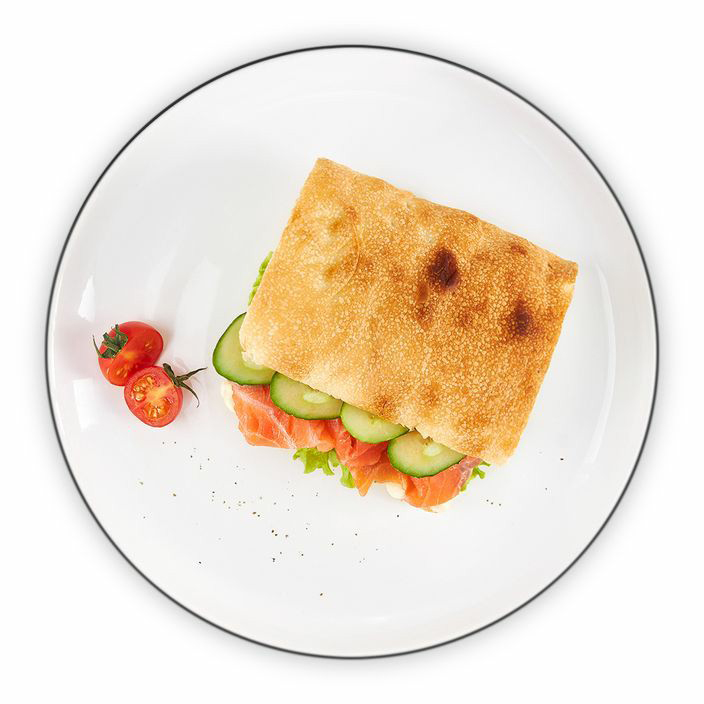 

Сэндвич римский Пиццатека с кусочками филе форели 180 г