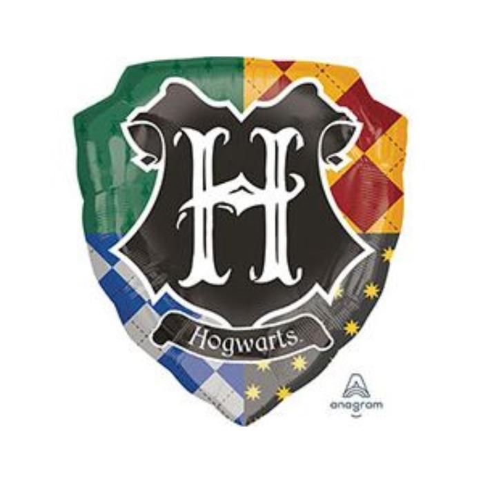 Шар фольгированный 27 Гарри Поттер, герб Хогвартса, фигура