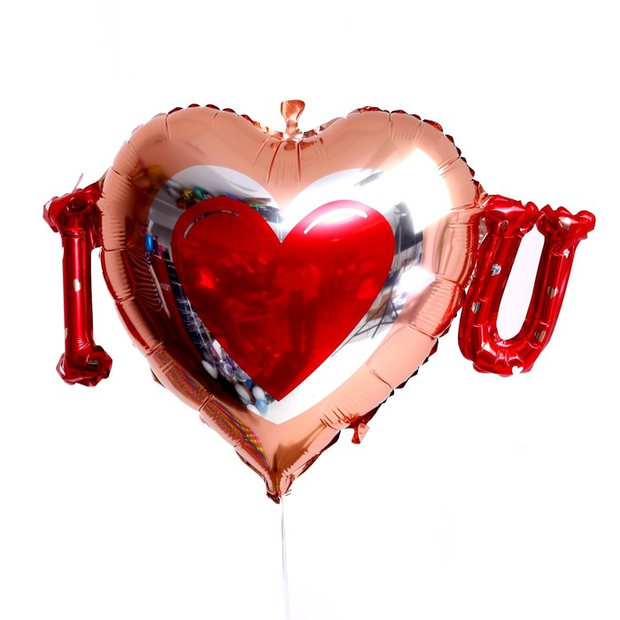 

Шар фольгированный 29 Сердце с буквами, Красный, Воздушное оформление. Для девушки