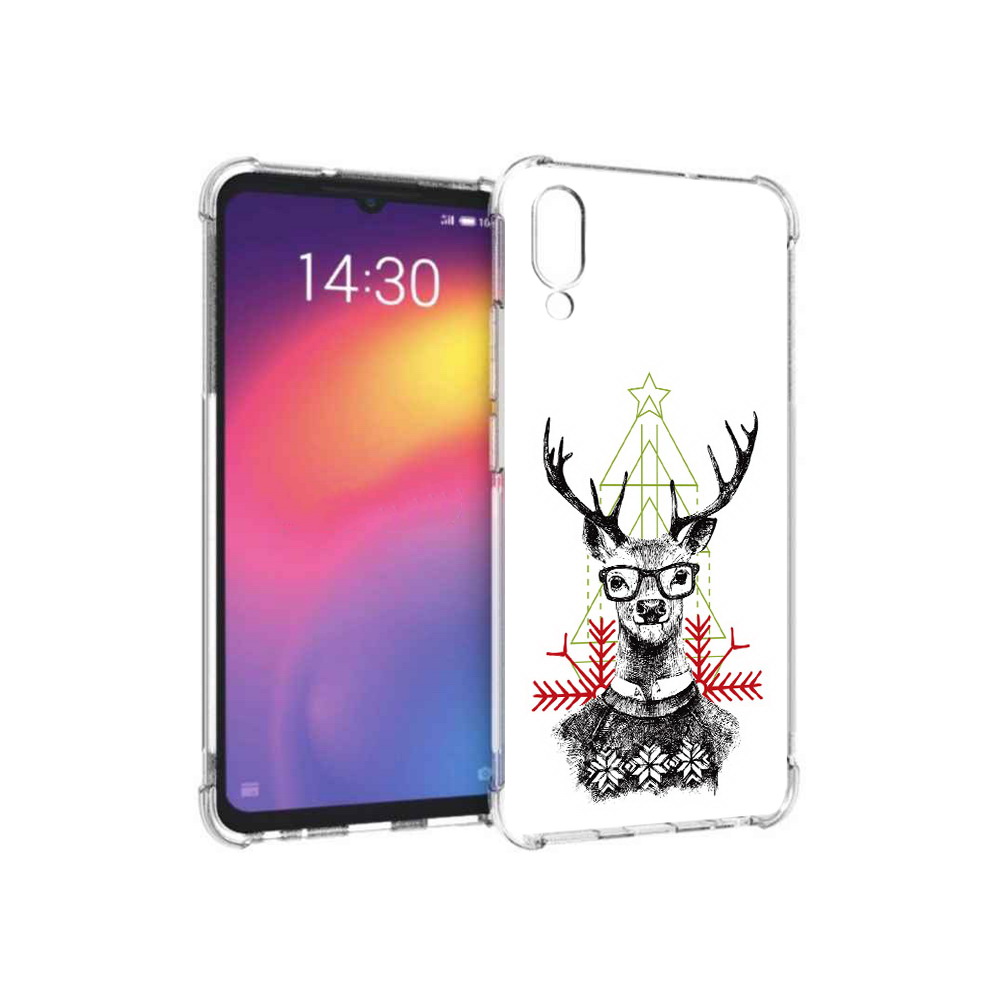 

Чехол MyPads Tocco для Meizu Note 9 умный олень (PT134513.88.652), Прозрачный, Tocco