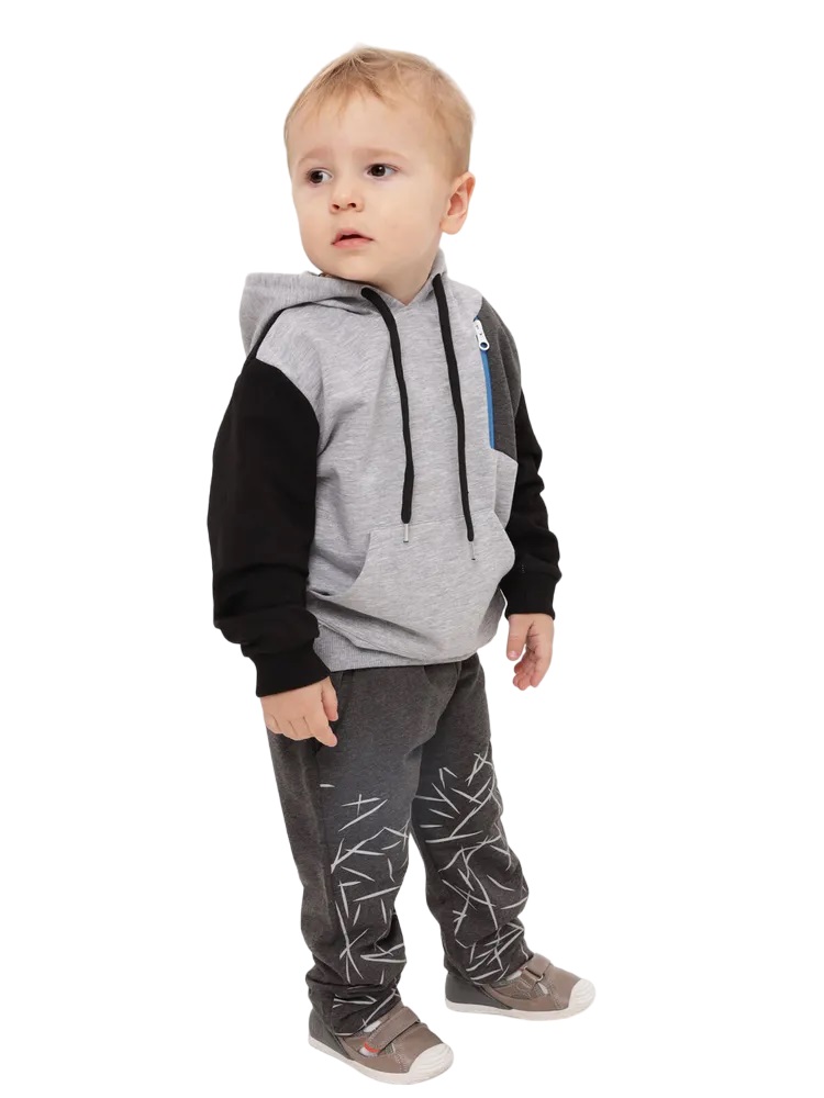 Толстовка детская MISIL KIDS 1720 серый 128