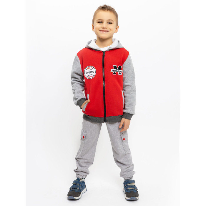 Толстовка детская MISIL KIDS 1529-3 красный 170