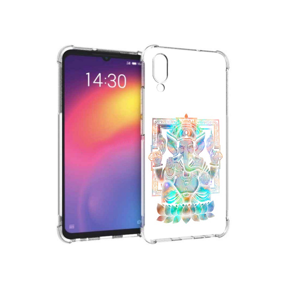 

Чехол MyPads Tocco для Meizu Note 9 умный слон (PT134513.88.654), Прозрачный, Tocco