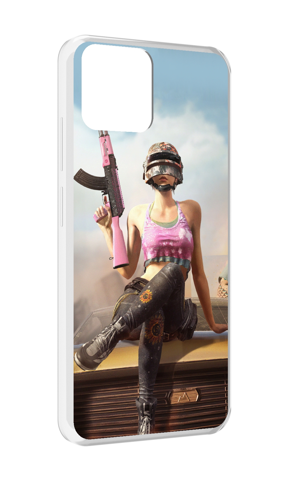 

Чехол MyPads девушка из PUBG для Blackview A95, Прозрачный, Tocco