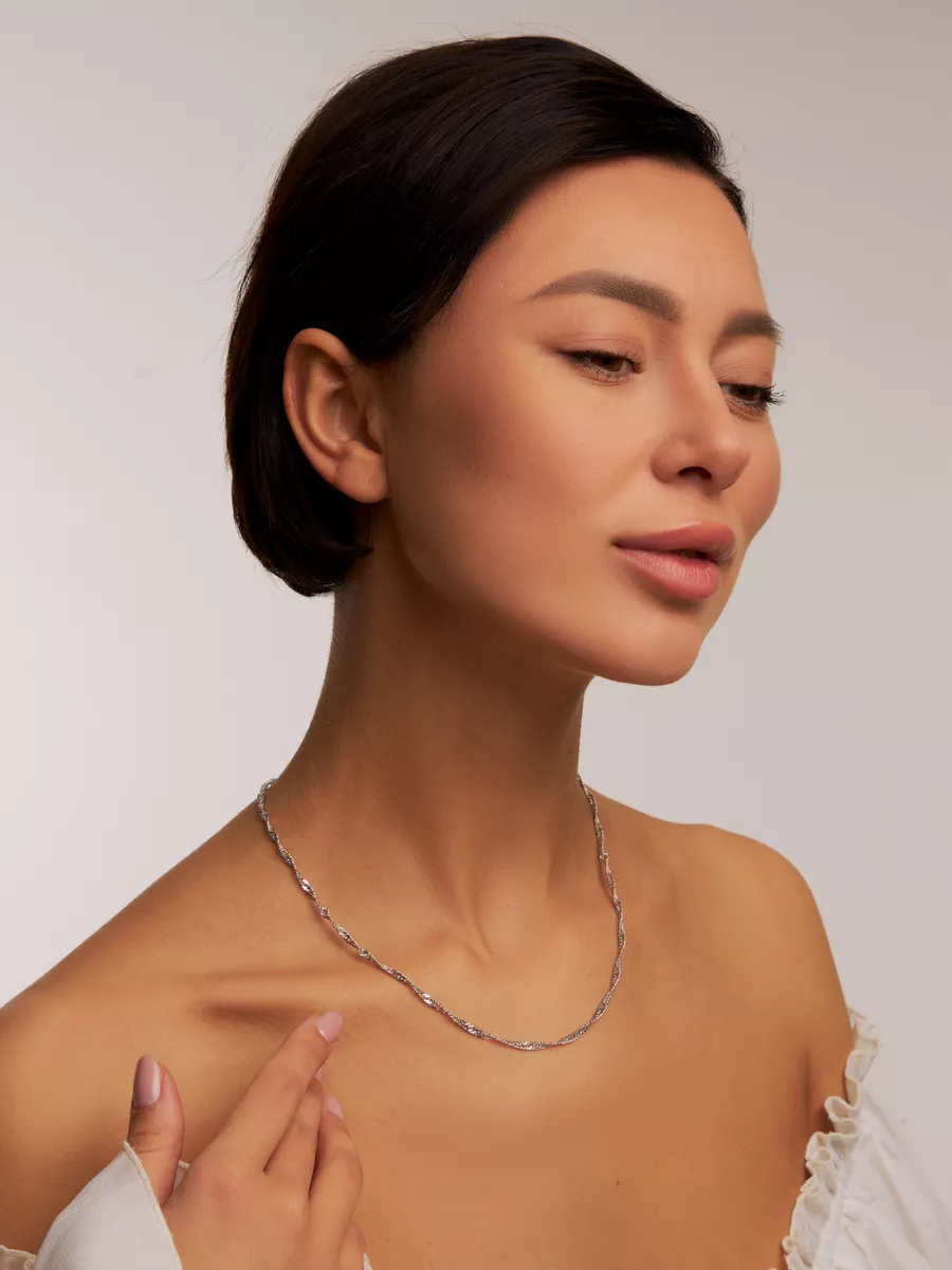 

Цепочка из серебра 45 см Jewelry Hall 810350227, 810350227