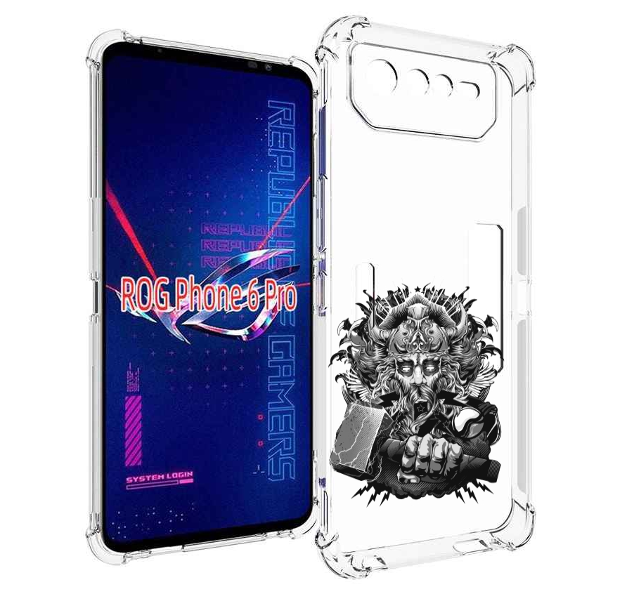 

Чехол MyPads злой тор для Asus ROG Phone 6 Pro, Прозрачный, Tocco