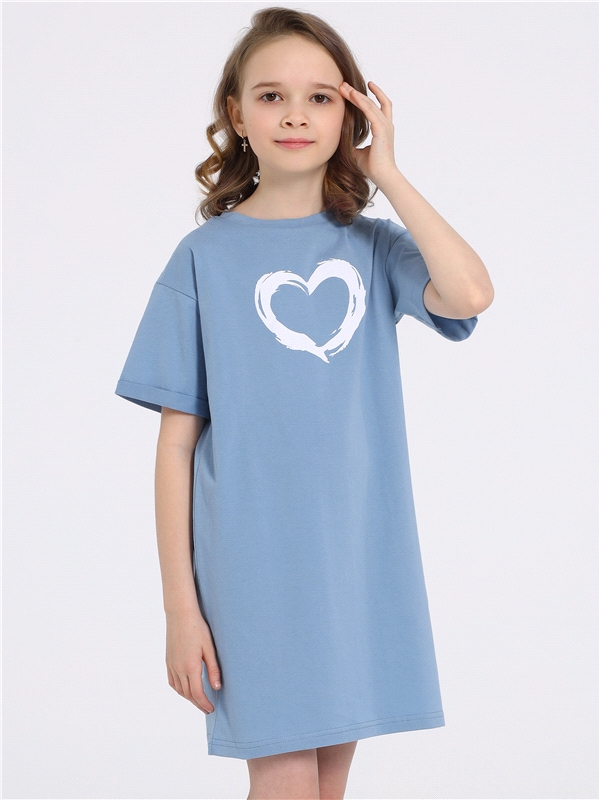 Платье детское Апрель 1ДПК4284001, голубой, 158