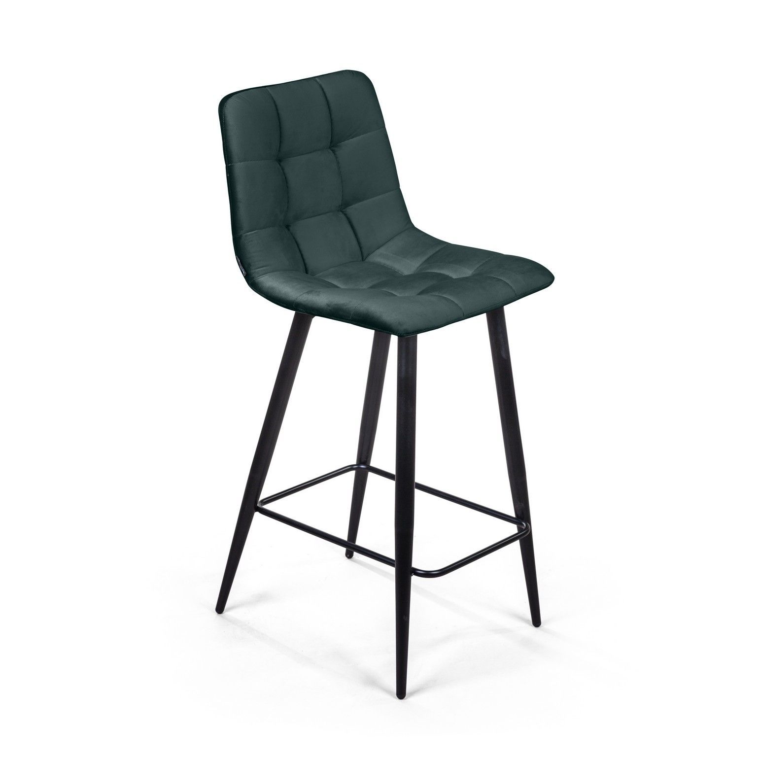Комплект стульев полубарный, опора конус, Barkhat 19, зелёный, 2 шт.