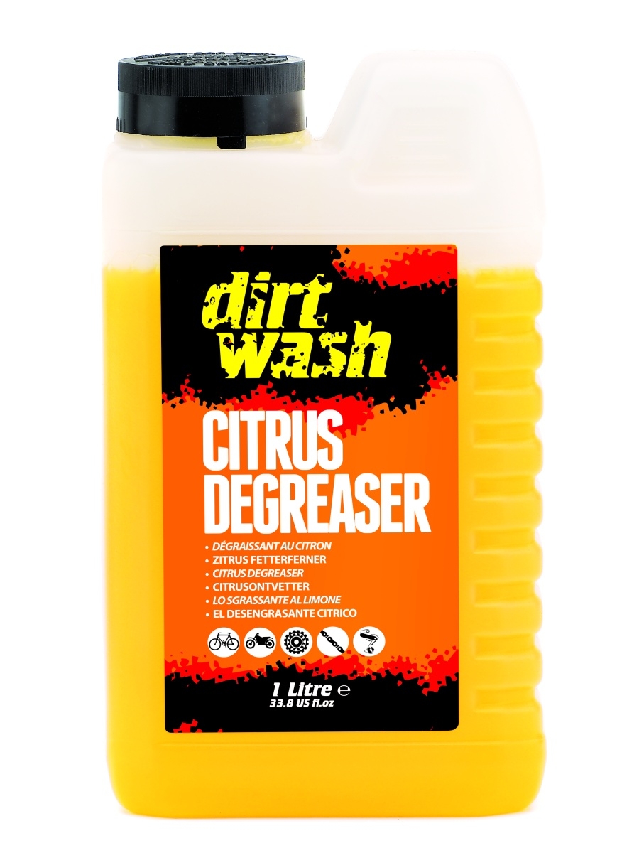 

Очиститель для цепи/переключателей велосипеда DIRTWASH CITRUS DEGREASER жидкий 1л WELDTIT