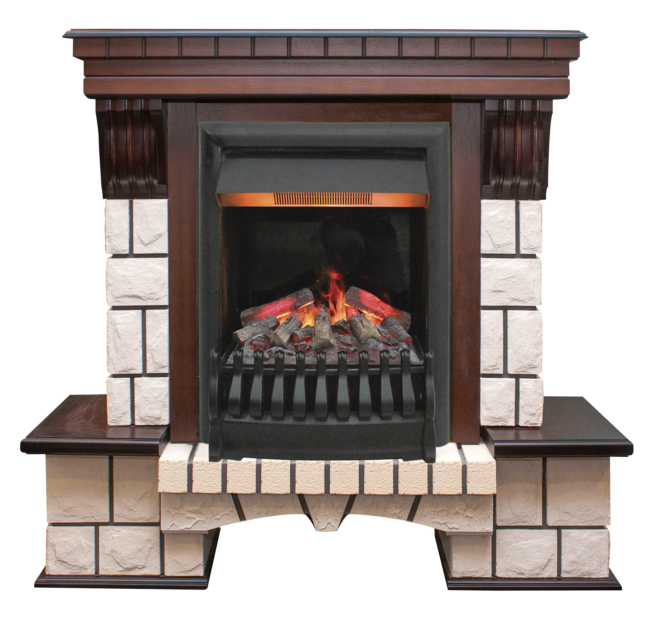 

Электрический камин RealFlame Stone STD AO с Oregan 3D, Stone STD AO с Oregan 3D