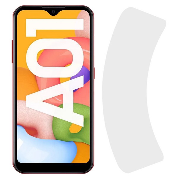 

Стекло защитное гибридное Krutoff для Samsung Galaxy A01 Core