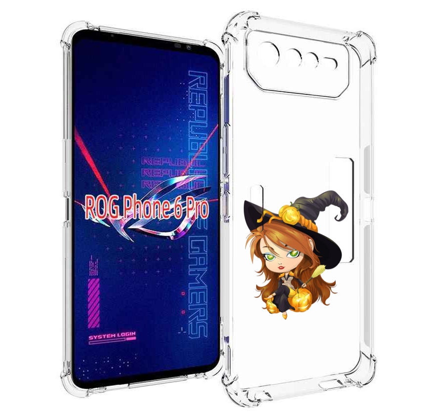

Чехол MyPads Ведьмочка для Asus ROG Phone 6 Pro, Прозрачный, Tocco