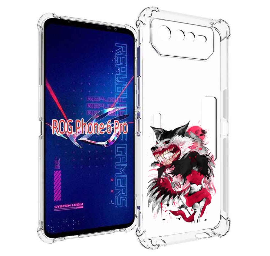 

Чехол MyPads красная шапочка для Asus ROG Phone 6 Pro, Прозрачный, Tocco