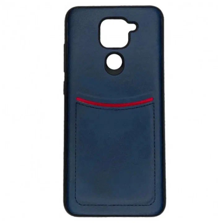 ILevel | Чехол с кожаным покрытием и карманом для Xiaomi Redmi Note 9 / 10X