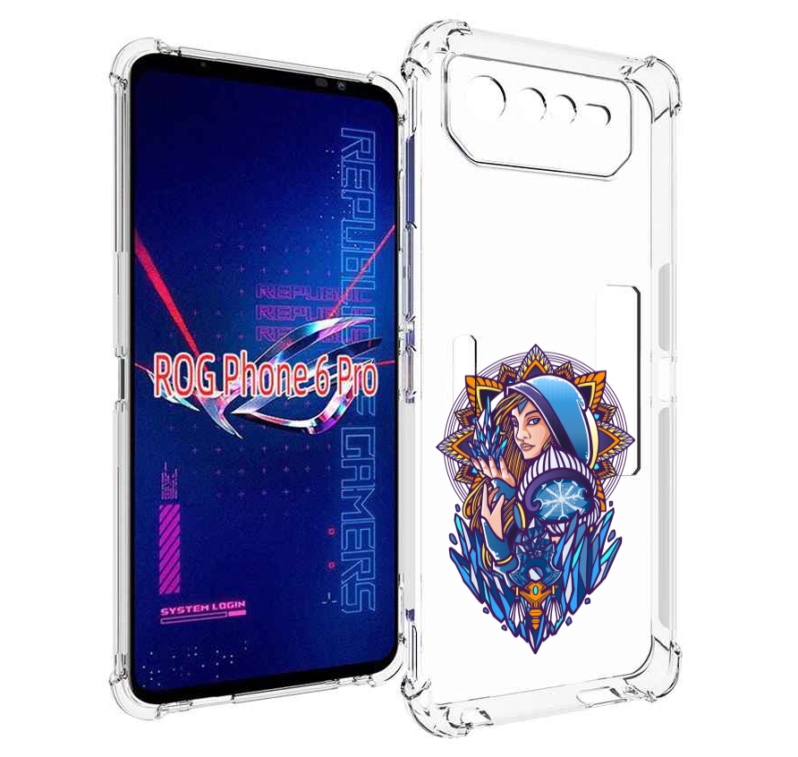 

Чехол MyPads кристал мейден дота 2 для Asus ROG Phone 6 Pro, Прозрачный, Tocco
