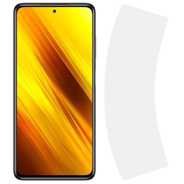 

Стекло защитное гибридное Krutoff для Xiaomi Poco X3