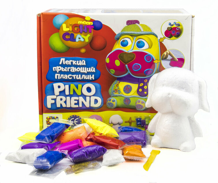 

Набор пластилина 9 цв. Moon Light Clay Pino Friend Айси Фабрика Первых Фантазий ФФ70039, ФФ70039