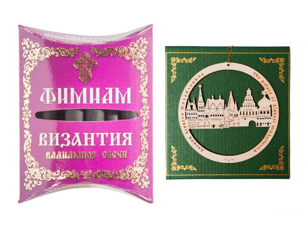 

Фимиам кадильные свечи ELG Византия, малые + сувенирное украшение