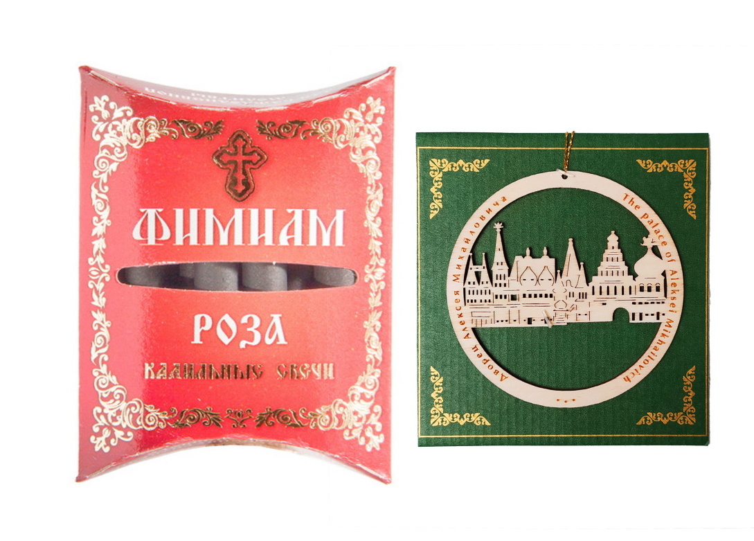 

Фимиам кадильные свечи ELG Роза, малые + сувенирное украшение