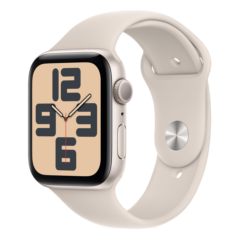 

Умные часы Apple Watch Series SE (2023) GPS+Cellular 44 мм Aluminium Case, Starlight S/M, Watch SE (2023)