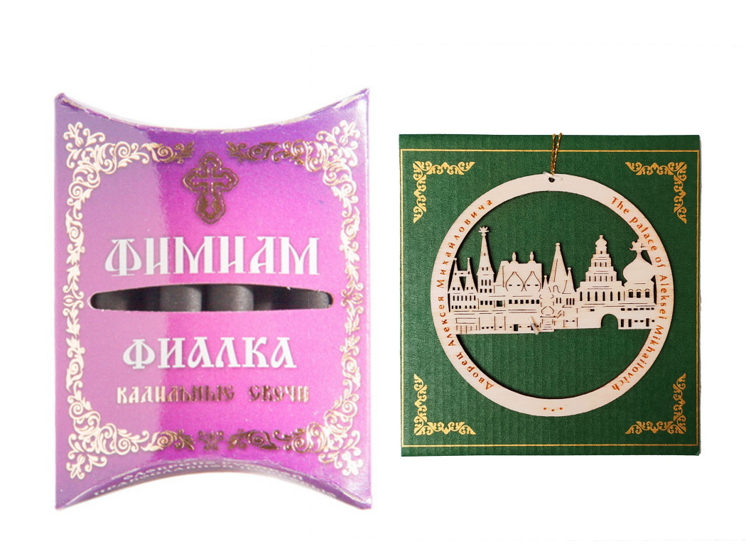 

Фимиам кадильные свечи ELG Фиалка, малые + сувенирное украшение