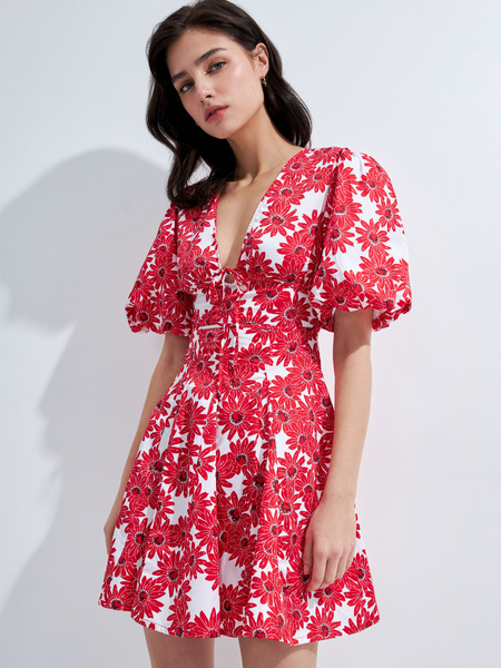 

Платье женское ZARINA 3226015545 красное L, Красный, 3226015545