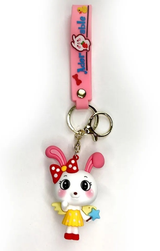 

Брелок унисекс TrollStore Кролик Adorable розовый, Кролик Adorable