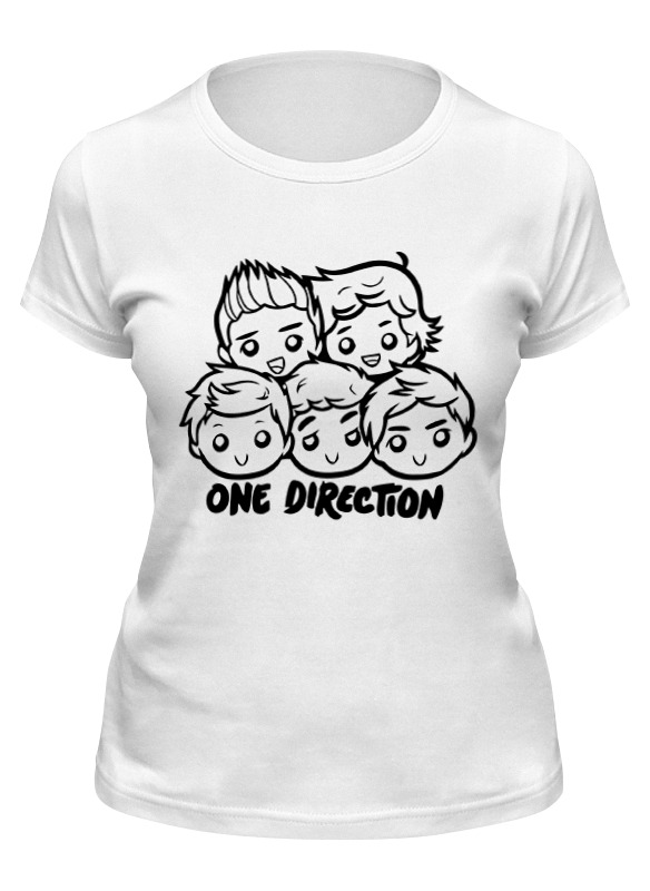 

Футболка женская Printio One direction белая XL, Белый, One direction