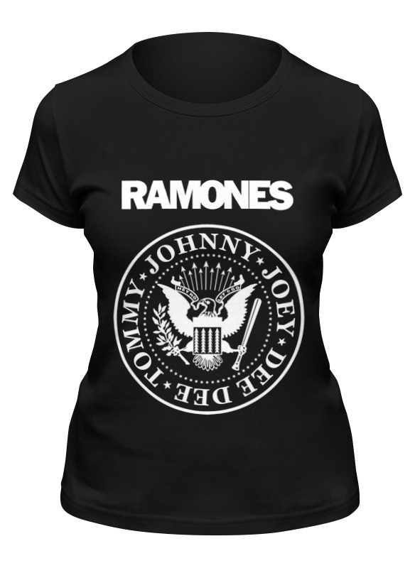 

Футболка женская Printio Ramones черная M, Черный, Ramones