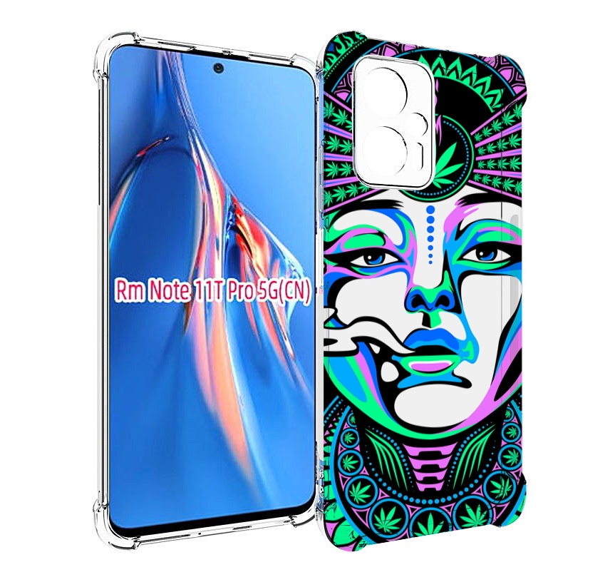 

Чехол MyPads девушка-любит-траву-абстракция для Xiaomi Redmi Note 11T Pro / 11T Pro Plu..., Прозрачный, Tocco
