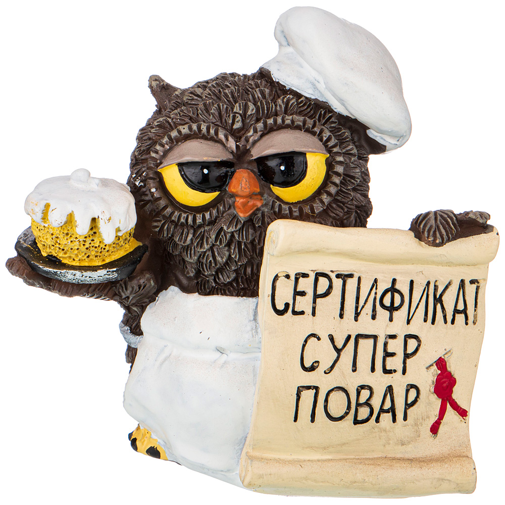 

Фигурка "Совята итри" 8*6 см. высота 8 см. Lefard_537-404, 537-404