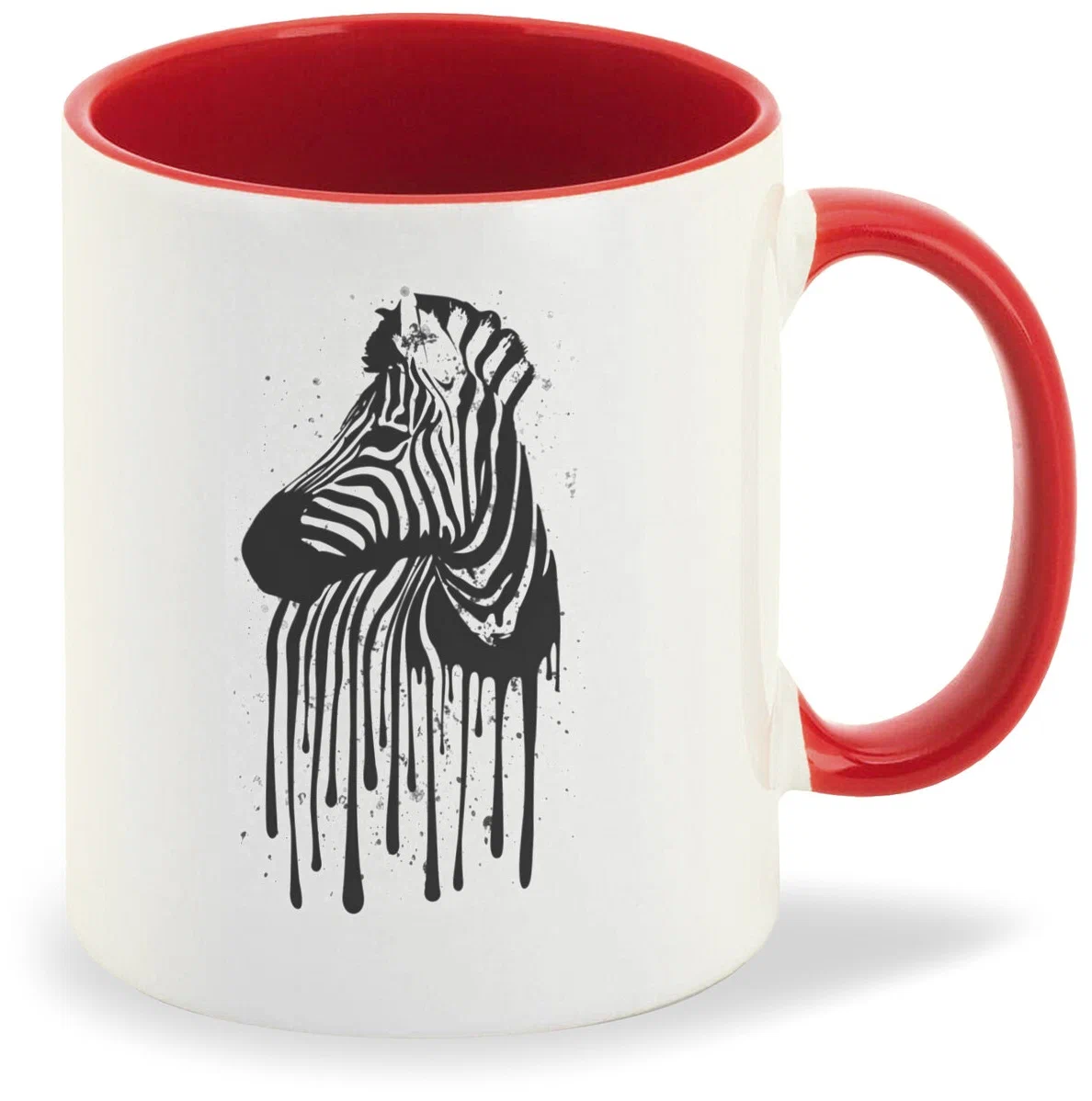 

Кружка CoolPodarok Зебра клякса