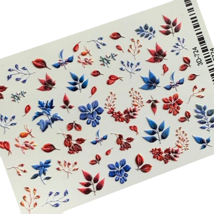 

Набор, Anna Tkacheva, 3D-слайдер №724 «Осень. Листья», 3 шт., Разноцветный