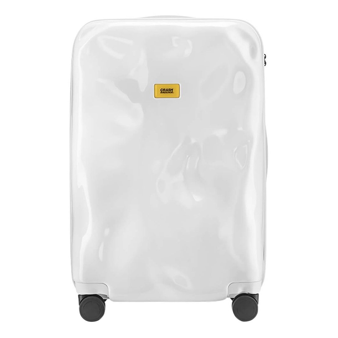 Чемодан унисекс Crash Baggage Icon Tone on Tone Medium белый, 70x48x28 см
