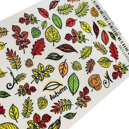 

Набор, Anna Tkacheva, 3D-слайдер HT №330 «Осень. Листья», 3 шт., Разноцветный