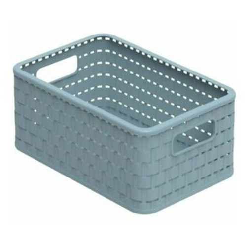 

Корзина Rotho Country 280 х 185 х 126 мм голубая