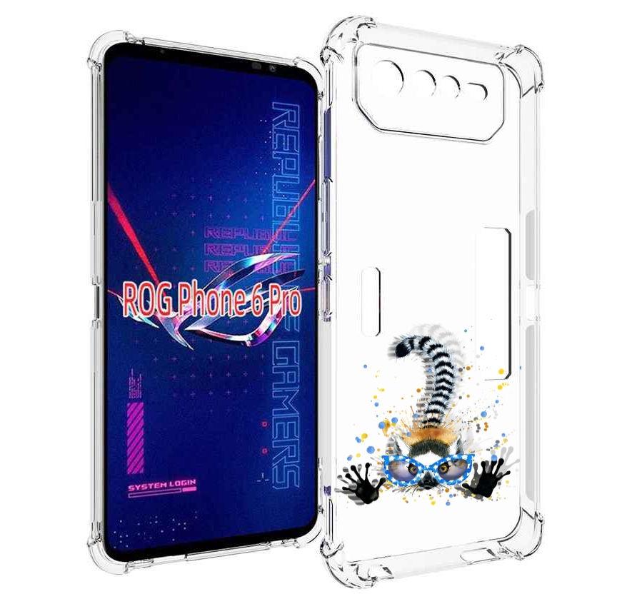 

Чехол MyPads лямур для Asus ROG Phone 6 Pro, Прозрачный, Tocco