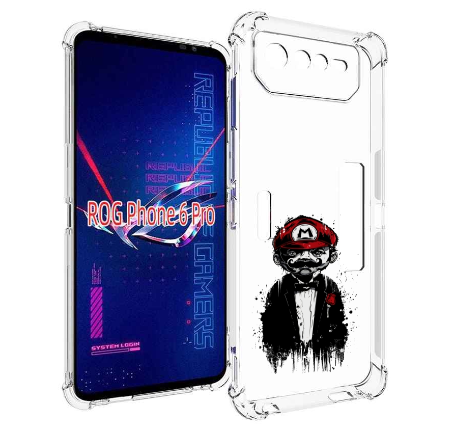 

Чехол MyPads марио для Asus ROG Phone 6 Pro, Прозрачный, Tocco