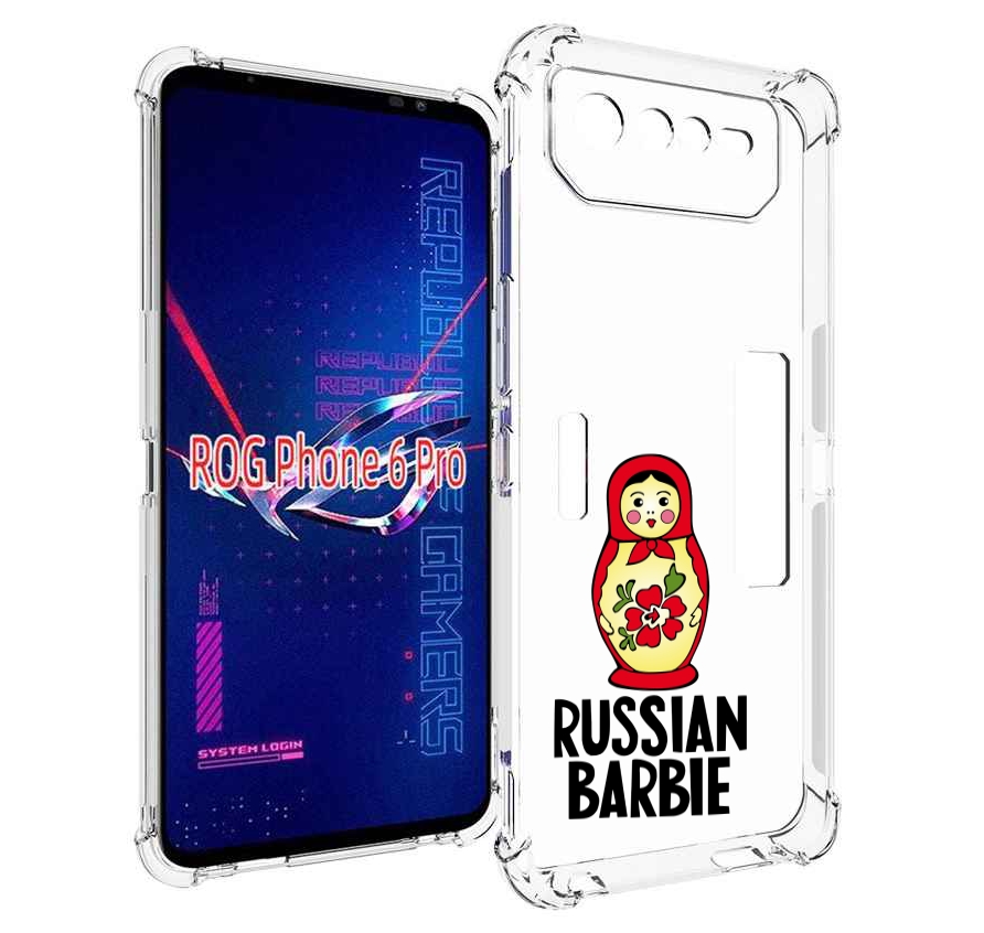 

Чехол MyPads матрешка для Asus ROG Phone 6 Pro, Прозрачный, Tocco