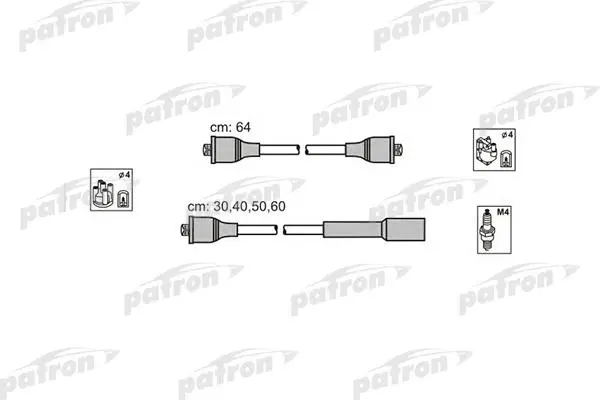 

Комплект проводов зажигания PATRON PSCI1009